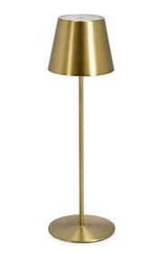 Lampe de table LED Bizzotto Etna H 38 cm Doré