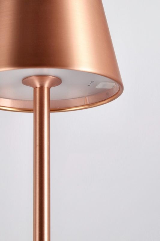 Bizzotto Etna Lampe de Table Led H 38 Cm Bronze