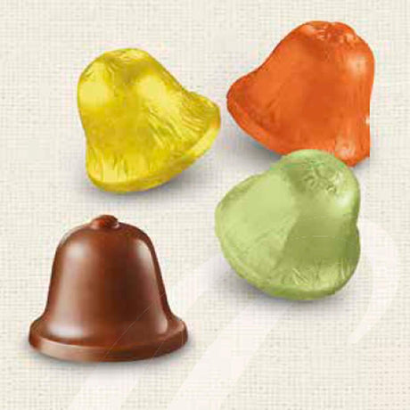caffarel caffarel campanelle colori assortite cioccolato fondente e nocciole 1 kg ean 8013108048074