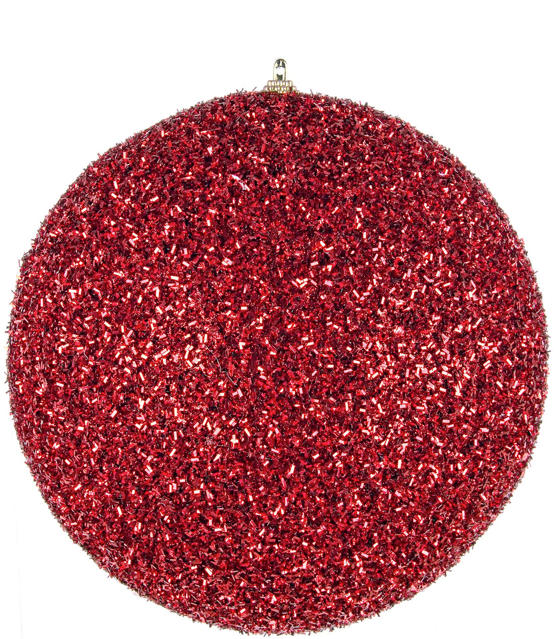 Bizzotto Boule de Noël Angelica Rouge Ø 20 cm Décoration pour Sapin de Noël