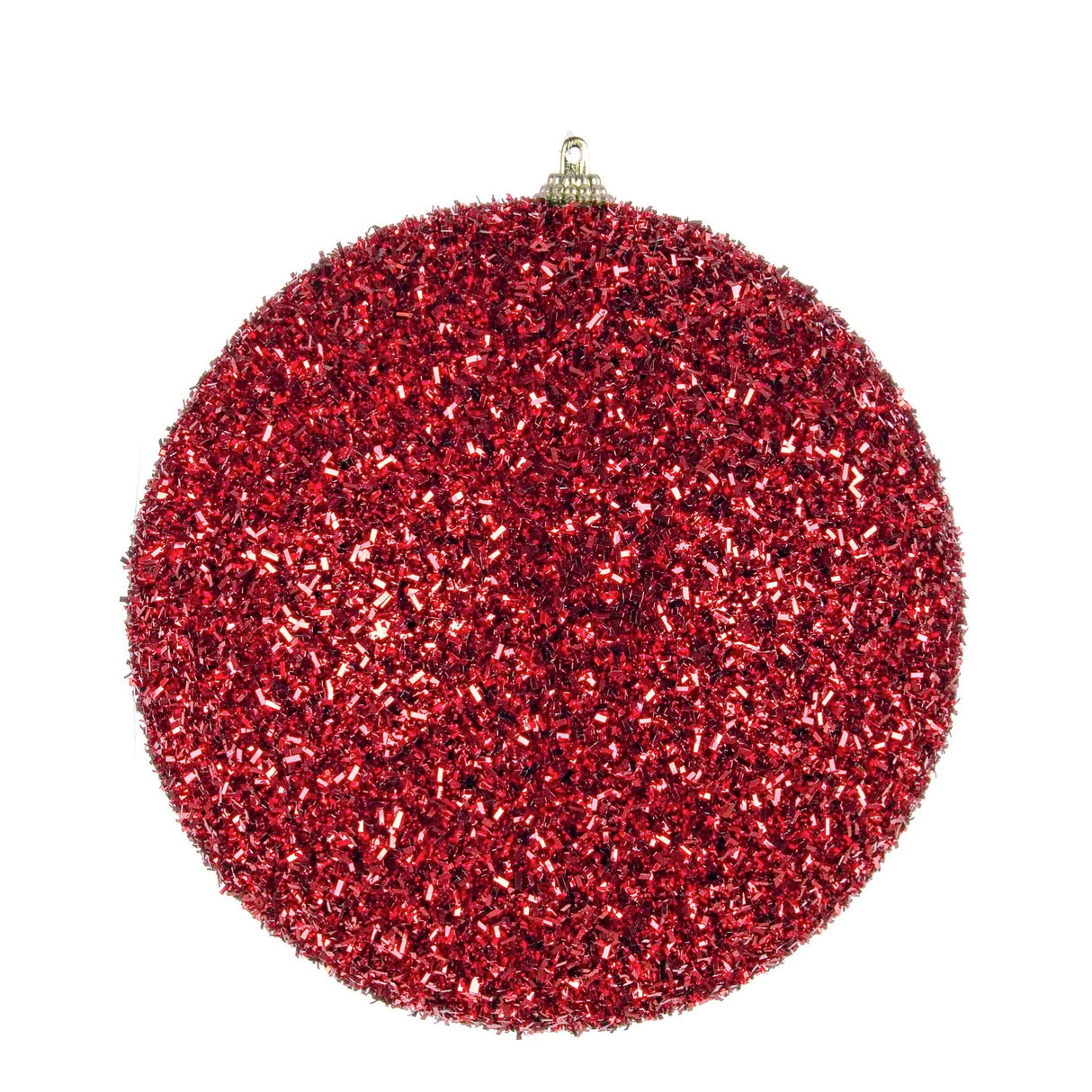 Bizzotto Sfera Angelica Rossa D 150 Mm per Albero di Natale