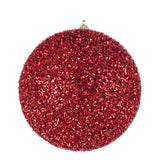 Bizzotto Sfera Angelica Rossa D 150 Mm per Albero di Natale