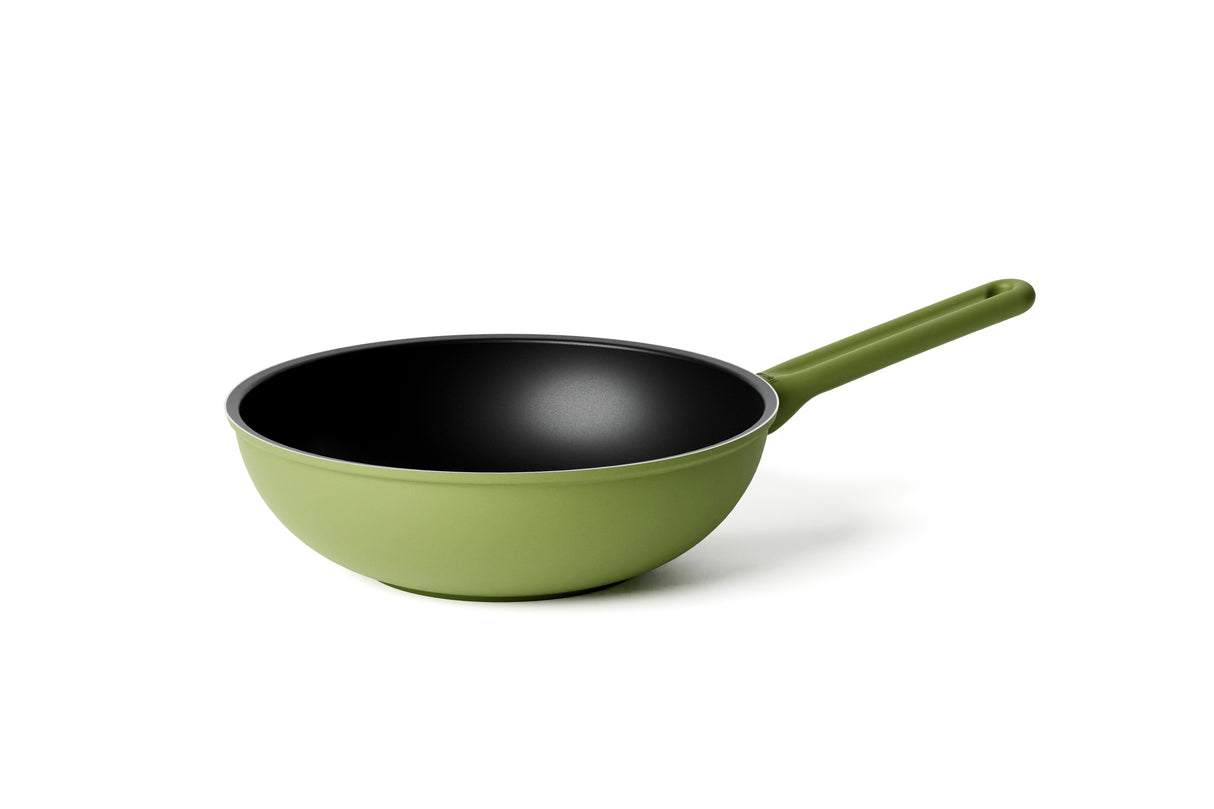 guzzini guzzini wok d 28 cm cookcolor verde avocado ean 8008392403067