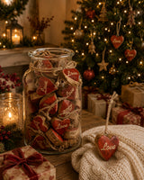 Bizzotto Pendaglio Lisbet Cuore Rosso Decorazione per Albero di Natale 1 pz