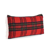 Bizzotto Cuscino Richard Tartan Rosso 40x60 cm Cuscino Decorativo Natalizio
