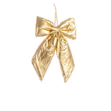 Bizzotto Pendaglio Linnet Fiocco Oro H 31 cm Decorazione per Albero di Natale