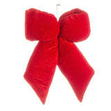Bizzotto Pendaglio Linsey Fiocco Rosso H 48 cm Decorazione per Albero di Natale
