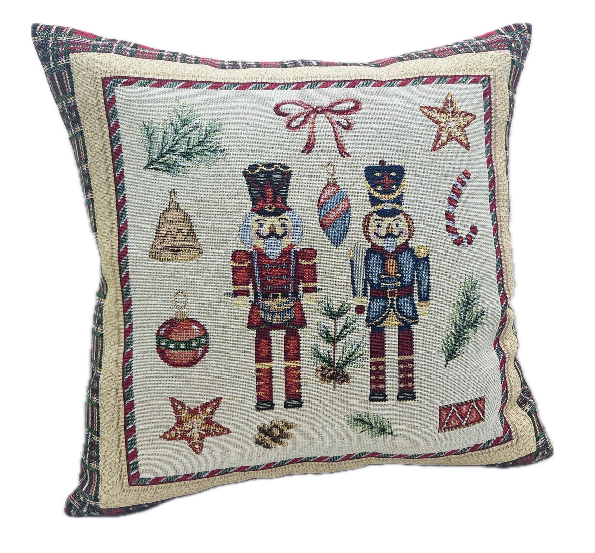 Bizzotto Fodera Cuscino Soldier 45x45 cm Copricuscino Decorativo Natalizio