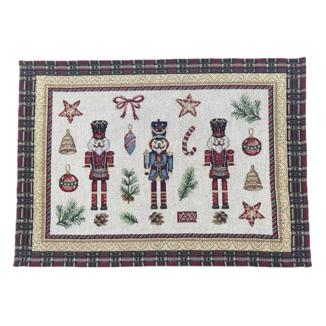 Bizzotto Tovaglietta Soldier 48x33 cm Tovaglietta Americana Natalizia