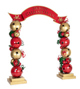 Bizzotto Decorazione Arco Berthod Merry Christmas H 309 cm Addobbo Natalizio