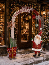 Bizzotto Arco Decorativo Roisin Merry Christmas 216x50x286 cm Decorazione Natalizia