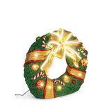 Bizzotto Corona di Natale Kinler LED 94x35,5x87,6 cm Decorazione Natalizia Luminosa