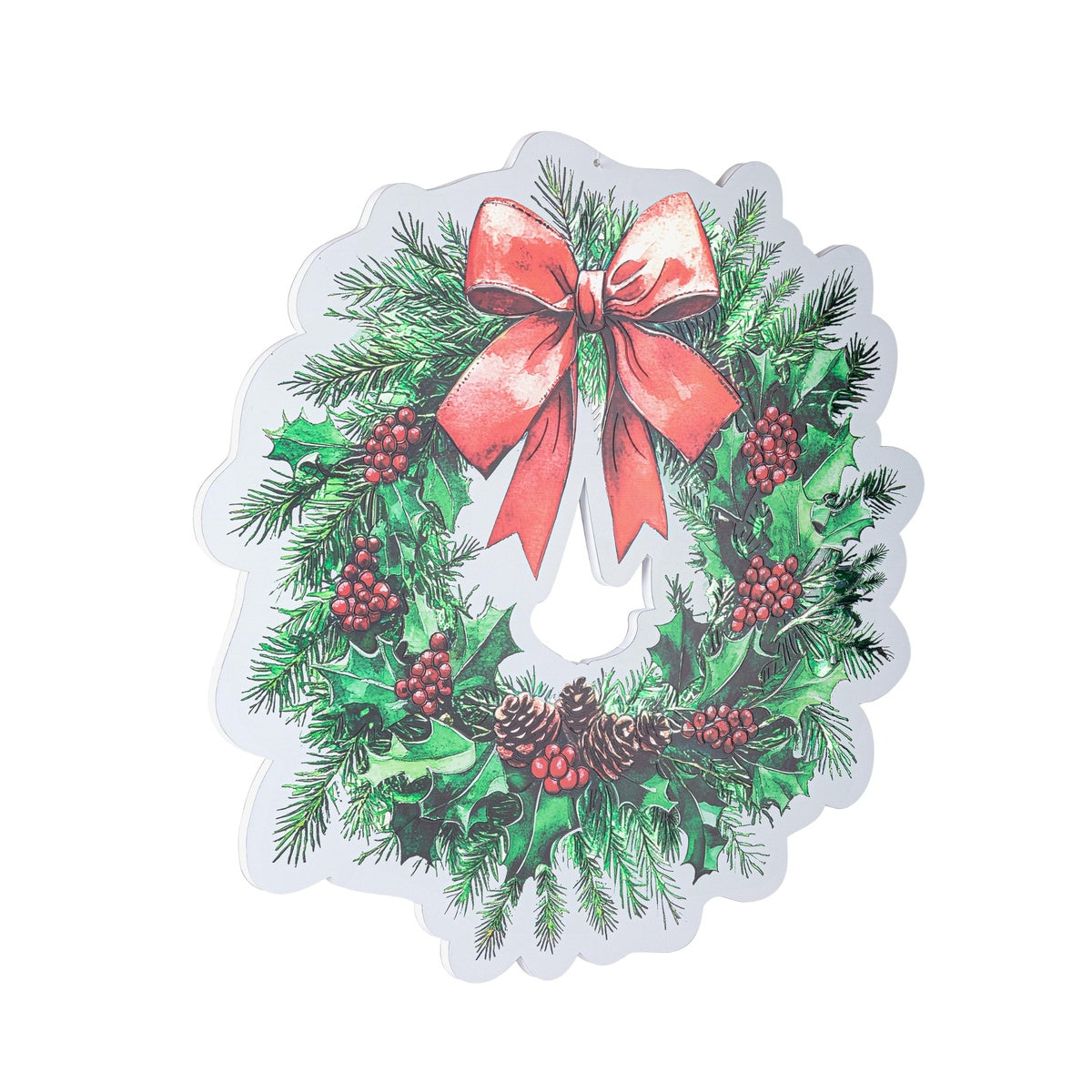 Bizzotto Corona Natalizia Luminosa H 61 cm con 753 LED IP20 Decorazione Natalizia