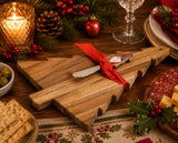 Bizzotto Tagliere Atena con Spatola Babbo Natale Accessorio Natalizio per Cucina e Tavola