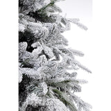 Bizzotto Albero di Natale Ritter Innevato H 210 cm con 3567 Rami e 6000 LED