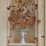 Vase cerf de Noël à grandes cornes EDG Enzo De Gasperi H 65 cm L 40 cm P 31 cm Polyrésine grise