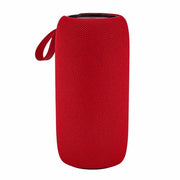 L'Arcolaio Speaker Bluetooth Cylindrique FM Rouge/Jaune 8,4x8,4x17,2 cm