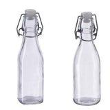 regalo italiano regalo italiano bottiglia vetro con tappo ermetico ass 250 ml h 20 cm trasparente 1 pz ean 8057586000568