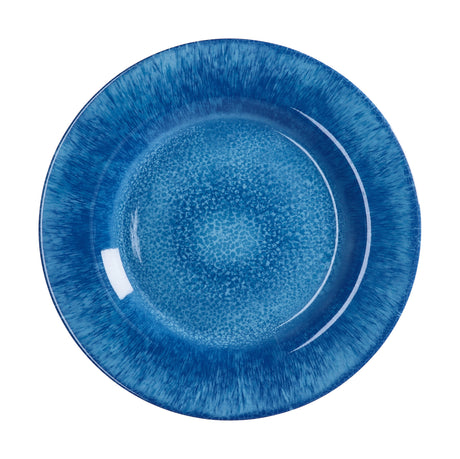 regalo italiano regalo italiano piatto frutta melamina d 22 cm h 2 cm blu ean 8057586001602