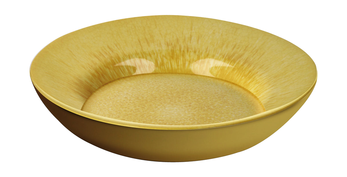 regalo italiano regalo italiano piatto fondo melamina d 22 cm h 5 cm giallo ean 8057586001671