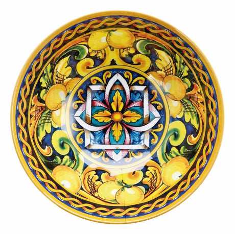 regalo italiano regalo italiano ciotola melamina lemon d 36 cm h 12 cm giallo ean 8057586002234
