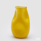 edg enzo de gasperi edg enzo de gasperi vaso ammaccato h 29 cm d 18 8 cm vetro yellow ean 8056372066665