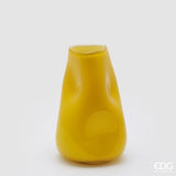 edg enzo de gasperi edg enzo de gasperi vaso ammaccato h 23 cm d 15 7 cm vetro yellow ean 8056372066986