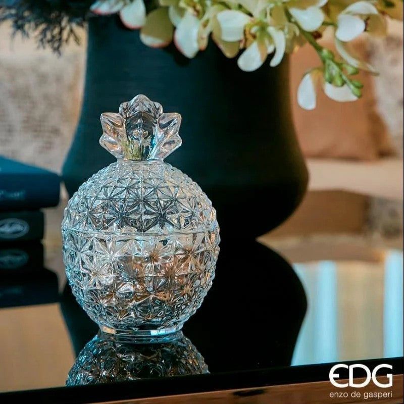 EDG Enzo De Gasperi Container Container Vase Ananas H14 D1 Naturel Transparent