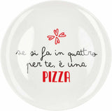regalo italiano regalo italiano piatto pizza melamina ass d 33 cm h 2 cm bianco 1 pz ean 8057586035256