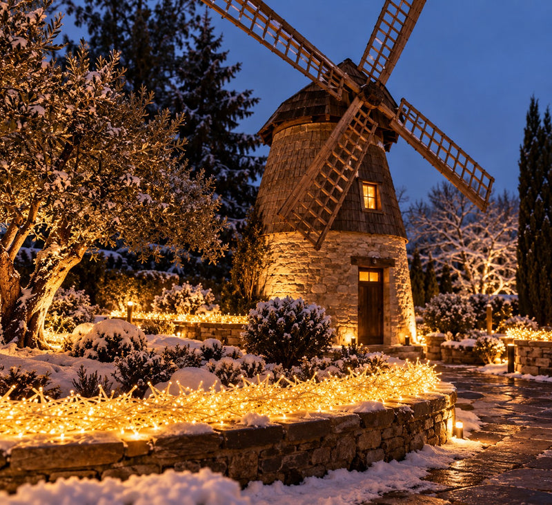 Chaîne Lumineuse Ad Trend 2000 MiniLED Fil Blanc Extérieur avec Minuteur et Télécommande – Lumières de Noël