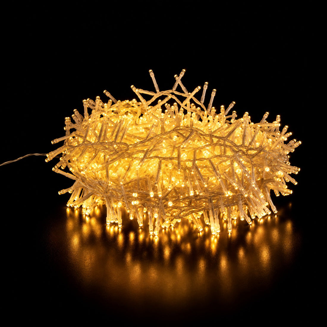 Chaîne Lumineuse Ad Trend 2000 MiniLED Fil Blanc Extérieur avec Minuteur et Télécommande – Lumières de Noël