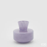 edg enzo de gasperi edg enzo de gasperi vaso rotondo con collo h 15 cm d 16 cm waterproof lavender ean 8059824188120