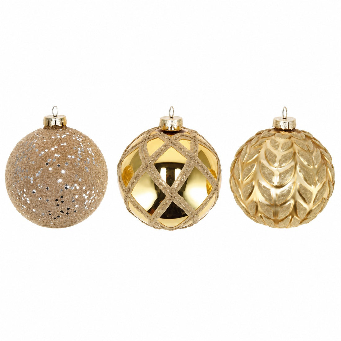 Boule de Noël Ad Trend en Verre Doré Ø12 cm Assortie 1 Pcs – Décoration Noël