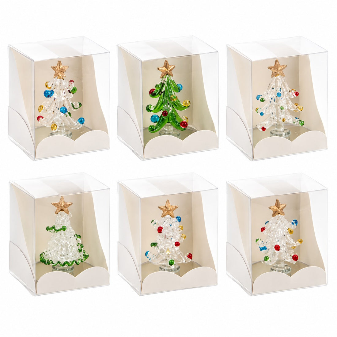 Ad Trend Mini Sapin de Noël Décoratif Assorti H6,5 x 5,5 cm 1 pcs – Décoration Noël