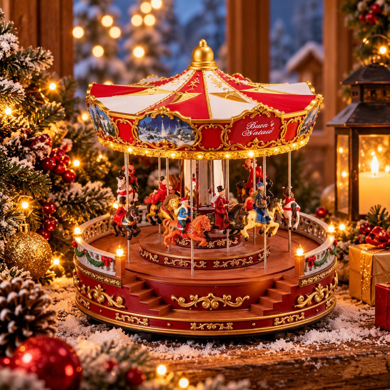 Ad Trend Decorazione Invernale Luminosa 44 LED Ø30 x H30 cm – Decorazione di Natale