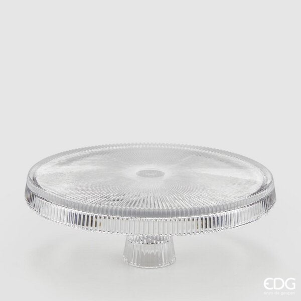 Support EDG Enzo De Gasperi avec Cappett Edge. H 10,5 cm P 30 cm Transparent