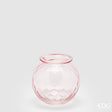 edg enzo de gasperi edg enzo de gasperi vaso opium vetro h 14 cm d 15 cm pink ean 8059824242792