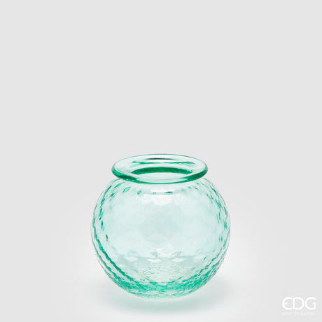 edg enzo de gasperi edg enzo de gasperi vaso opium vetro h 14 cm d 15 cm turquoise ean 8059824341358