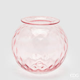 edg enzo de gasperi edg enzo de gasperi vaso opium vetro h 24 cm d 25 cm pink ean 8059824242853