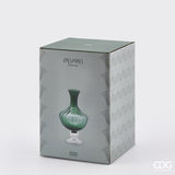 Vase Amphora EDG Enzo De Gasperi Rayures H 30 cm P 20 cm Coffret Cadeau Vert 