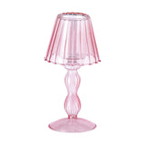 regalo italiano regalo italiano lampada porta tealight d 9 cm h 19 cm vetro rosa giallo verde blu 1 pz ean 8057586098909