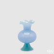 edg enzo de gasperi edg enzo de gasperi vaso tulipano con piede h 25 cm d 175 cm turquoise ean 8059824334855