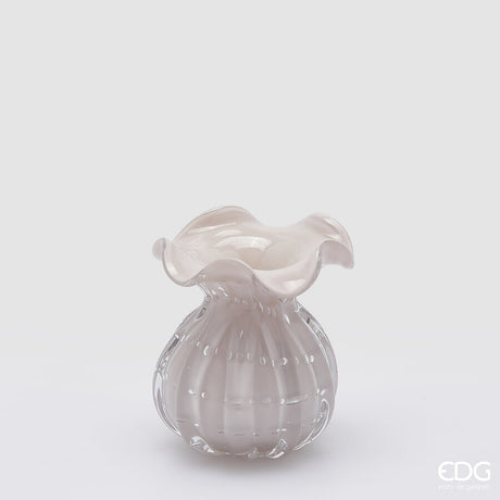 edg enzo de gasperi edg enzo de gasperi vaso sacchetto h 12 cm d 10 cm vetro mauve ean 8059824337634