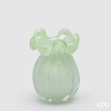 edg enzo de gasperi edg enzo de gasperi vaso sacchetto h 17 cm d 13 cm vetro light green ean 8059824441515