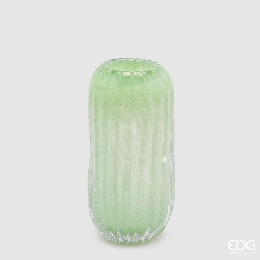 edg enzo de gasperi edg enzo de gasperi vaso reef h 28 cm d 13 cm vetro light green ean 8059824337771