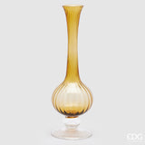 edg enzo de gasperi edg enzo de gasperi vaso collolungo righe h 55 cm d 18 cm amber ean 8059824369765