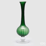edg enzo de gasperi edg enzo de gasperi vaso collolungo righe h 55 cm d 18 cm green ean 8059824369802