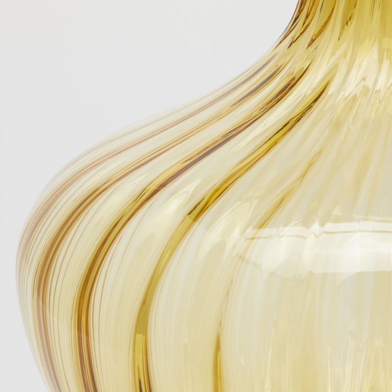 edg enzo de gasperi edg enzo de gasperi vaso anfora righe h 40 cm d 26 cm vetro amber ean 8059824431189