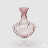 edg enzo de gasperi edg enzo de gasperi vaso anfora righe h 40 cm d 26 cm vetro antique pink ean 8059824431202