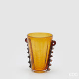 edg enzo de gasperi edg enzo de gasperi vasocorinto svasato h 24 cm l 23 cm l 17 cm vetro amber ean 8059824456229